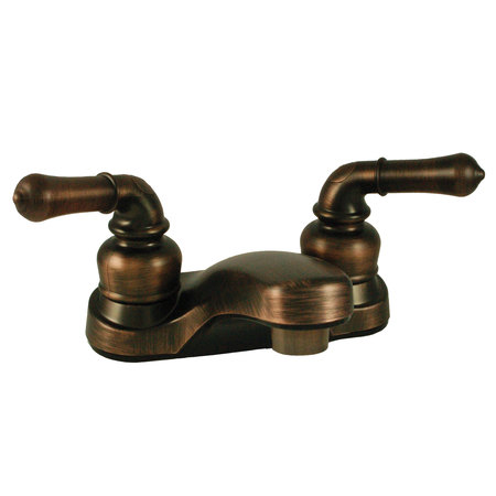 EMPIRE BRASS Empire Brass U-YOB77OB RV Bathroom Non-Metallic Faucet with Teapot Handles - 4", Oil Rub Bronze U-YOB77OB